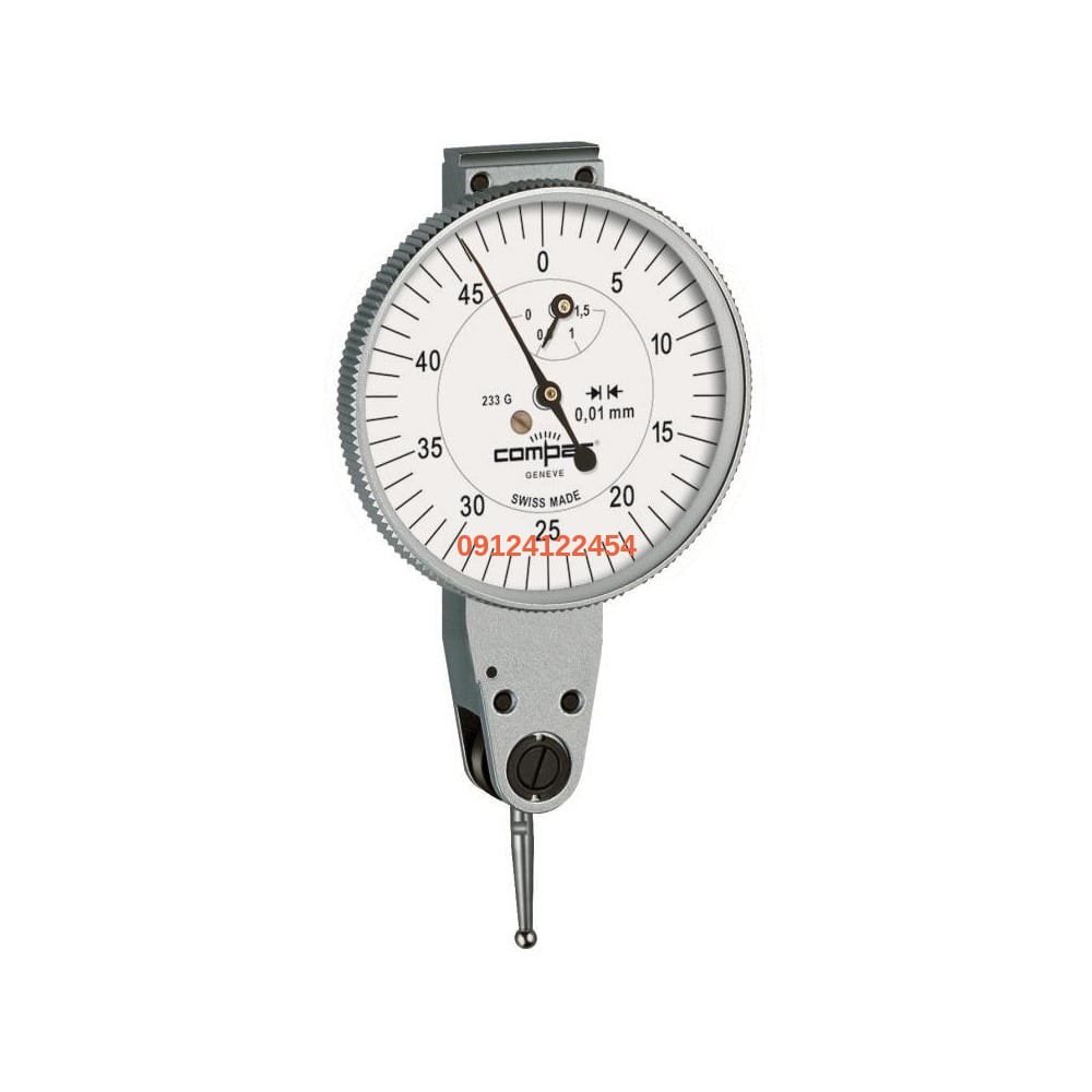 compac 232gl analogue lever type dial test indicator range 3mm p1773 1914 image