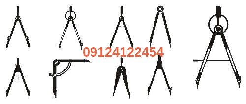 پرگار مستقیم معمولی 25