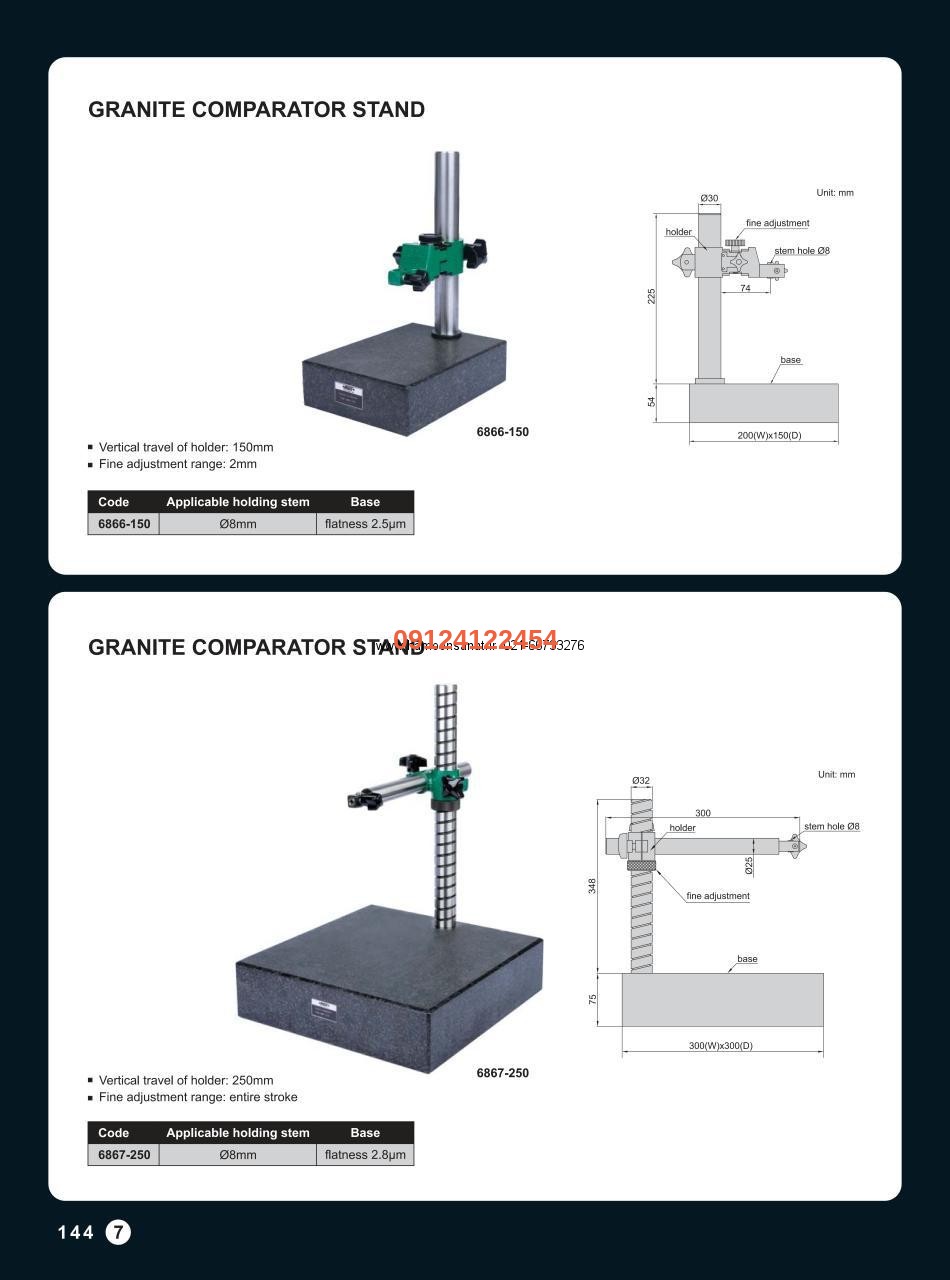 پایه ساعت اندازه گیری