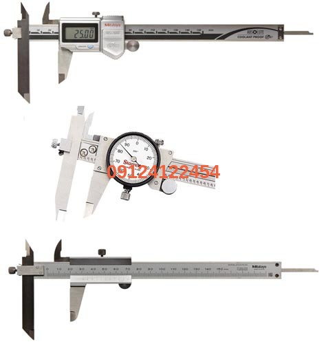 Sliding jaw caliper vernier digital dial
